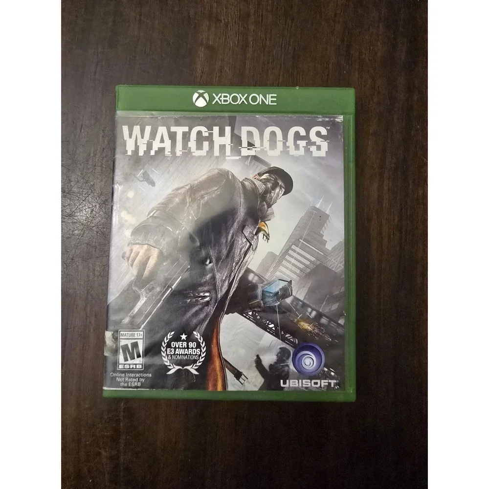 XBOX ONE WATCH DOGS GAME DISC ACTION AND ADVENTURE